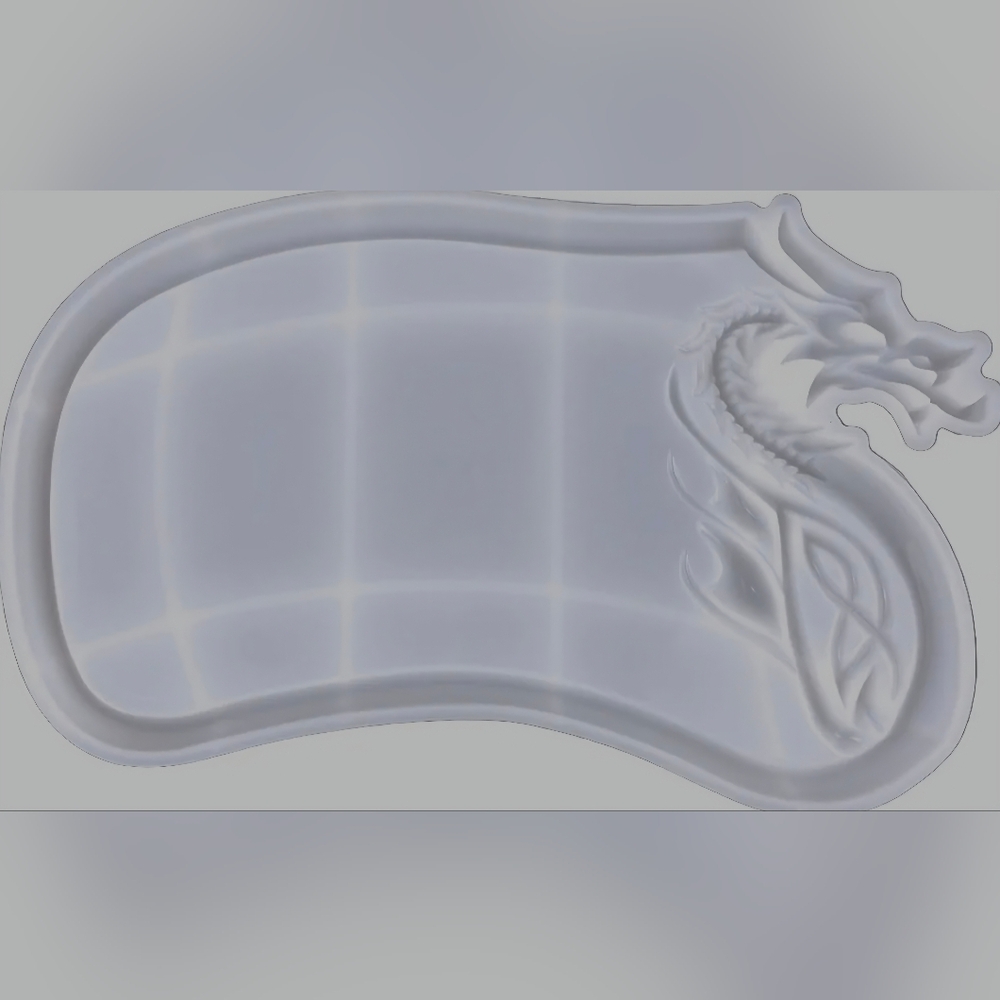 Resin Dragon Tray Mold For Chacuterie Board - Used Once